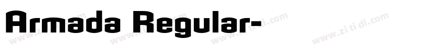 Armada Regular字体转换